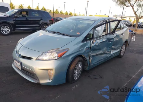 2014 Toyota Prius Plug-In из США, поврежденный, VIN JTDKN3DP7E3050144